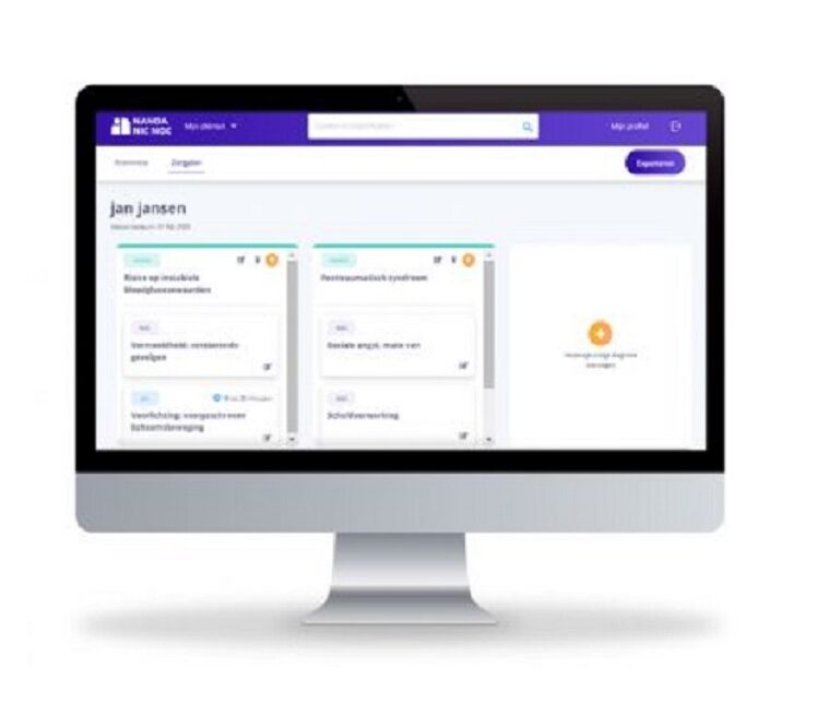 Digitaal zorgplan met NANDA-I, NIC & NOC